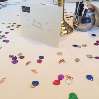 The Capital Grille - It's so sweet and the card is hand written with signatures of all the employees. I only told them it's for birthday when we arrived - Steakhouses Near Me - Mclean, Virginia