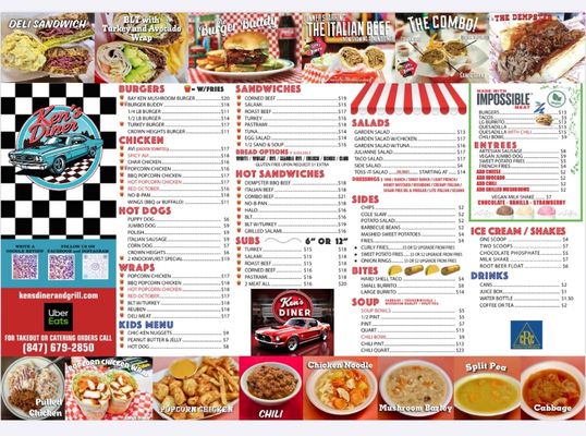 Menu photo 1 Ken's Diner & Grill Skokie, IL