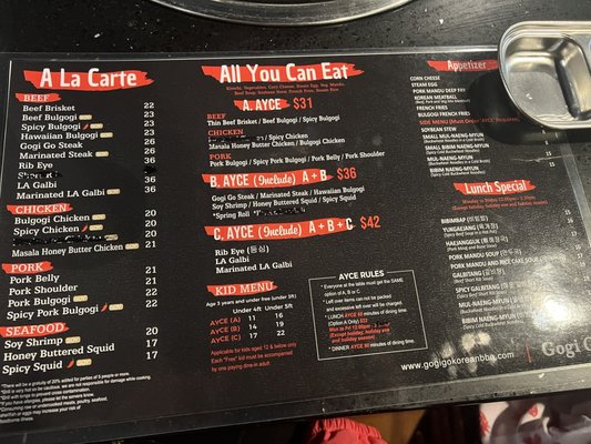 Menu photo 4 GogiGo Frederick, MD