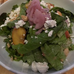 Peach salad-a little lighter on peaches than I was expecting