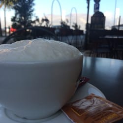 Bar Bazzanti - Cappuccino con latte di soia -vista mare .. O quasi :)