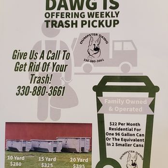 Dumpster Dawg - Dumpster Rental Near Me - North Lawrence, Ohio Dumpster Dawg - Dumpster Rental Near Me - North Lawrence, Ohio