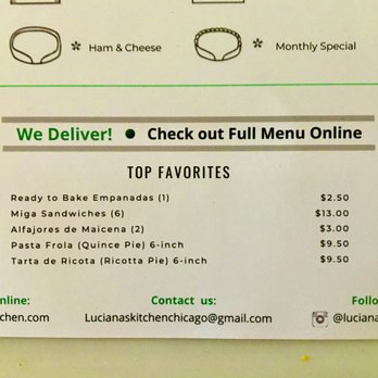 Luciana's Kitchen - Top Favorites 2021 - Empanadas Near Me - Northbrook, Illinois Luciana's Kitchen - Top Favorites 2021 - Empanadas Near Me - Northbrook, Illinois