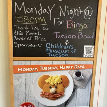 Village Inn - Bingo Monday nights - Breakfast & Brunch Near Me - Tucson, Arizona Village Inn - Bingo Monday nights - Breakfast & Brunch Near Me - Tucson, Arizona