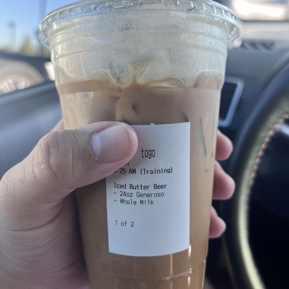 The Cupcake & Espresso Bar - Iced butter beer latte - Coffee & Tea Near Me - Moreno Valley, California The Cupcake & Espresso Bar - Iced butter beer latte - Coffee & Tea Near Me - Moreno Valley, California