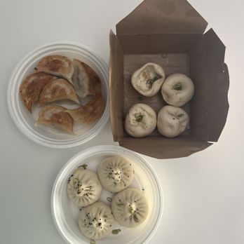 The Bund - Pan Fried Pork Dumplings 6 pcs, Pan Fried Pork Buns- 10pcs, Pan Fried Pork Soup Dumplings 4pcs - Shanghainese Near Me - Forest Hills, New York