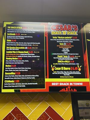 Menu photo 6 Cesar's Snack Shack Duncanville, TX