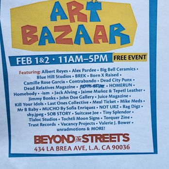 Beyond The Streets - I really enjoyed this show, great collection of artists and goods. - Art Space Rentals Near Me - Los Angeles, California