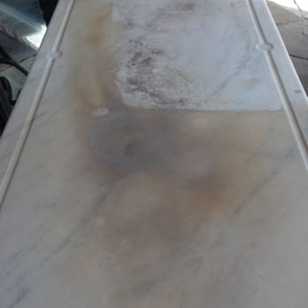 Antique Restoration Masters - Marble top before restoration - Art Restoration Near Me - Dallas, Texas Antique Restoration Masters - Marble top before restoration - Art Restoration Near Me - Dallas, Texas