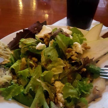 Mister Tramps - Perfect Goat Cheese Salad with a  dark, delicious, utterly delightful Milk Stout from Left Hand Brewing. - Sports Bars Near Me - Austin, Texas