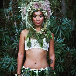 Lotuscircle Makeup - Lotuscircle headdress photo shoot