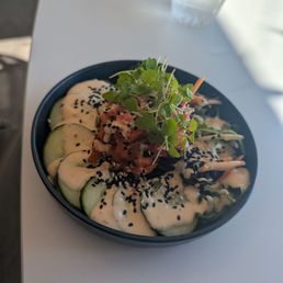Spicy Kimchi Cucumber Salad