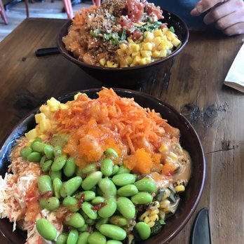 Fish Bowl - Stuffed avocado bowl and a custom bowl. Yums! - Poke Near Me - Palm Harbor, Florida