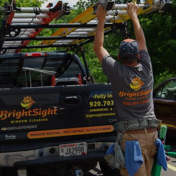 Bright Sight Window Cleaning - Company Trucks and Uniforms - Pest Control Near Me