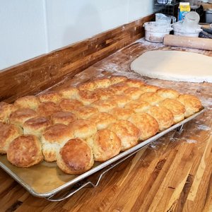 Photo of Beachin’ Biscuits - Pismo Beach, CA, United States. Fresh warm airy in house made biscuits