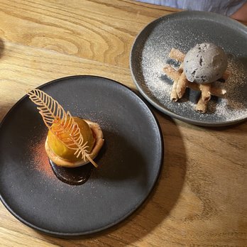Soogil - Jenga-Tower and Sweet Potato dessert dish - Korean Near Me - New York, New York Soogil - Jenga-Tower and Sweet Potato dessert dish - Korean Near Me - New York, New York