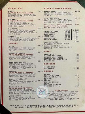 Menu photo 1 Bubala Cafe & Grill Dallas, TX Menu photo 1 Bubala Cafe & Grill Dallas, TX