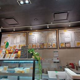 menus on the wall