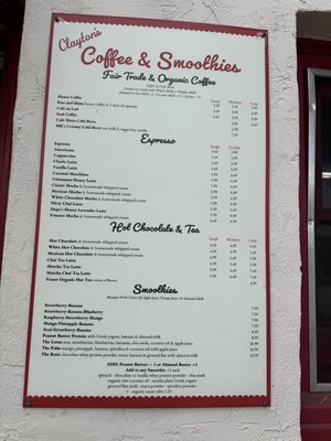 Menu photo 1 Clayton's Coffee Shop Coronado, CA