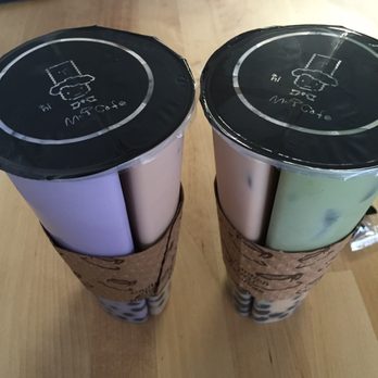 Mr. T Cafe - Taro milk tea and milk tea. Peach milk tea with matcha milk tea. - Coffee & Tea Near Me - San Francisco, California