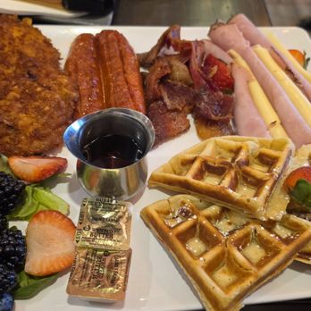 Jhoanes Bakery & Coffee - Big Brunch Waffle Platter - Bakeries Near Me - Astoria, New York