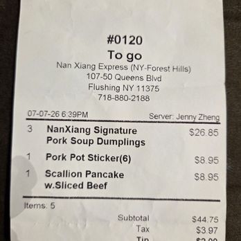 Nan Xiang Express - I GOT RECEIPT(s)!!!! - Shanghainese Near Me - Forest Hills, New York Nan Xiang Express - I GOT RECEIPT(s)!!!! - Shanghainese Near Me - Forest Hills, New York