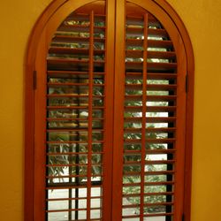 Santa Barbara Screen & Shade - Custom Arched Shutter