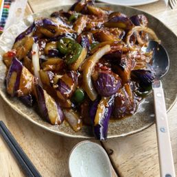 Garlic Eggplant Garlic Eggplant