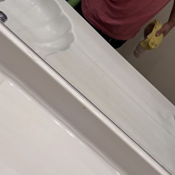 Elite Deep Cleaning Crew - The silicone was removed and new silicone was placed - Office Cleaning Near Me