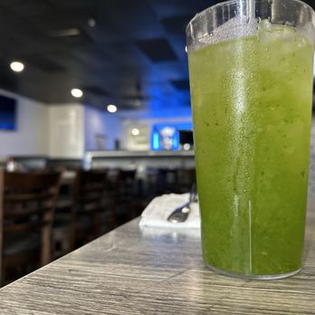 Casa Rubio's Mexican Grill - Nice cold glass of agua de pepino (cucumber water) - Mexican Near Me - Rancho Cucamonga, California