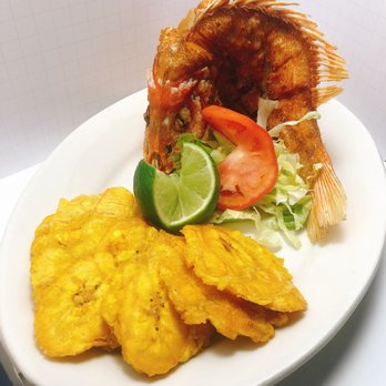 El Flamboyan Original - From the net to your table! Red Snapper w/Tostones - Spanish Near Me - Luquillo, Puerto Rico El Flamboyan Original - From the net to your table! Red Snapper w/Tostones - Spanish Near Me - Luquillo, Puerto Rico