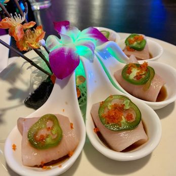 Mika Sushi II - Yellowtail jalapeño. The fish is very fresh. The yuzu soy sauce mixture has great depth and flavor. - Sushi Bars Near Me - Westminster, Colorado Mika Sushi II - Yellowtail jalapeño. The fish is very fresh. The yuzu soy sauce mixture has great depth and flavor. - Sushi Bars Near Me - Westminster, Colorado