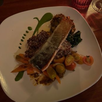 Bramble & Hare - Salmon entree - New American Near Me - Boulder, Colorado