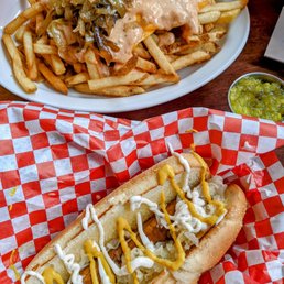 Simple dog & hangry style fries