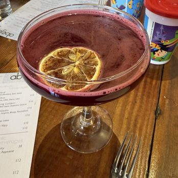 Abejas - NA beet cocktail - New American Near Me - Golden, Colorado