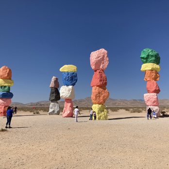 Seven Magic Mountains - Public Art Near Me - Las Vegas, Nevada