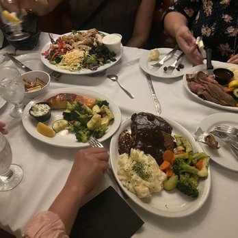 Glendora Continental - Atlantic Salmon, Cobb Salad,  French Dip Sandwich, & Meatloaf - Lounges Near Me - Glendora, California