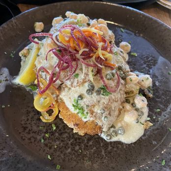 Tidal Raves - Herb crusted rockfish - New American Near Me - Depoe Bay, Oregon