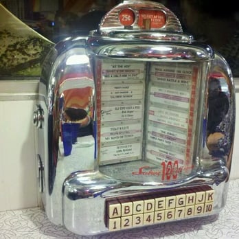 The Shiny Diner - Seeburg 100 Wall Music in every booth is authentic nostalgia from the 1950's - Diners Near Me - Raleigh, North Carolina The Shiny Diner - Seeburg 100 Wall Music in every booth is authentic nostalgia from the 1950's - Diners Near Me - Raleigh, North Carolina