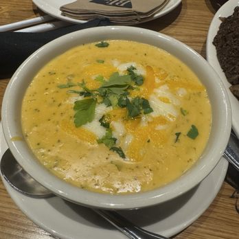 BJ's Restaurant & Brewhouse - Broccoli Cheddar Soup - American Near Me - San Jose, California BJ's Restaurant & Brewhouse - Broccoli Cheddar Soup - American Near Me - San Jose, California