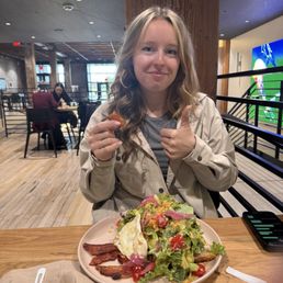 Avocado toast with bacon
