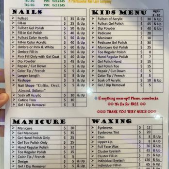 TLC Nails & Spa Easley - Nails menu - Nail Salons Near Me - Easley, South Carolina TLC Nails & Spa Easley - Nails menu - Nail Salons Near Me - Easley, South Carolina