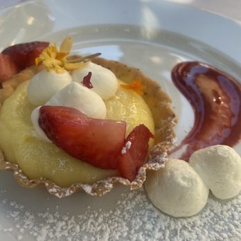 The Stonehouse Restaurant - Lemon tart - New American Near Me - Santa Barbara, California