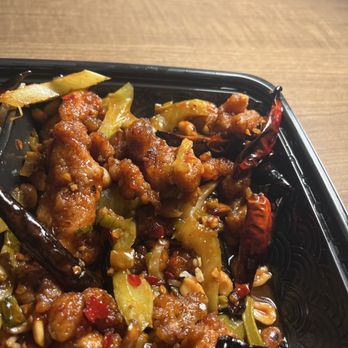 P.F. Chang's - Suppose to be kung pao chicken but it isn't, it's orange chicken cooked like kung pao. Disgusting - Chinese Near Me - Boston, Massachusetts P.F. Chang's - Suppose to be kung pao chicken but it isn't, it's orange chicken cooked like kung pao. Disgusting - Chinese Near Me - Boston, Massachusetts
