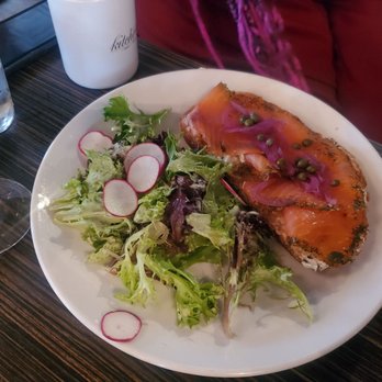 The Northside Social - Smoked salmon toast - American Near Me - Indianapolis, Indiana The Northside Social - Smoked salmon toast - American Near Me - Indianapolis, Indiana