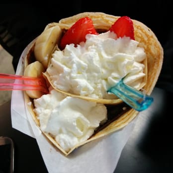 Millie Creperie - Nutelle banana strawberry whipped cream - Creperies Near Me - Toronto, Ontario