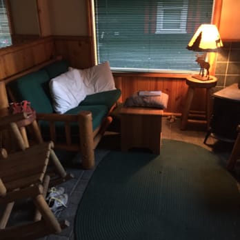 Brundage Vacations - Tiny dirty "living room" in Bungalow #6. - Hotels Near Me - McCall, Idaho Brundage Vacations - Tiny dirty "living room" in Bungalow #6. - Hotels Near Me - McCall, Idaho