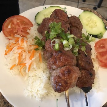 Huong Binh - Nem nuong rice plate - Vietnamese Near Me - Seattle, Washington