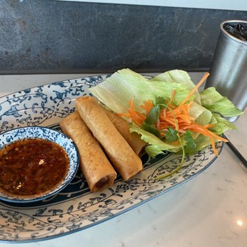 Pho Viet Noodle House - Pork egg roll appetizer with sweet chili sauce - Noodles Near Me - Gonzales, Louisiana Pho Viet Noodle House - Pork egg roll appetizer with sweet chili sauce - Noodles Near Me - Gonzales, Louisiana