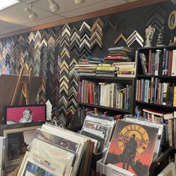 Arts Eclectic - Store display of art and framing choices